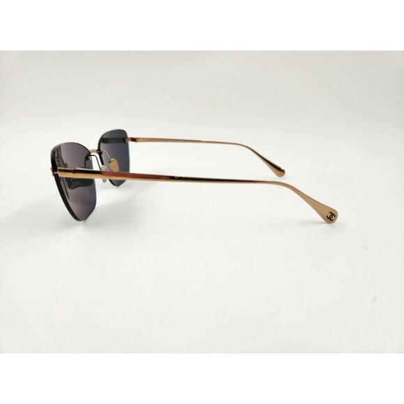 CHANEL CAT EYE SUNGLASSES Metal Gold/Dark Grey Ref. 4286T C395/S4 NWOT - Picture 7 of 12